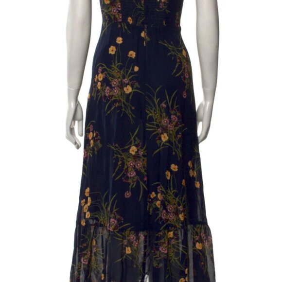 Reformation Nikita Dress in Mademoiselle - Navy 0P - Picture 2 of 4